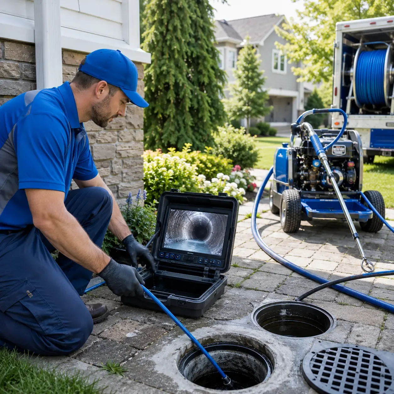 Outdoor drain cleaning professionals serving Galatia, IL